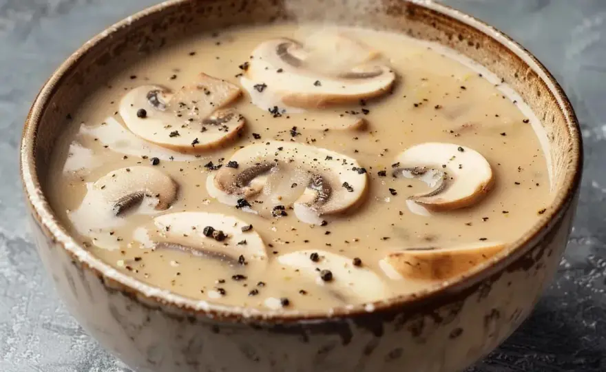 Krämig svampsoppa med djup smak och enkla knep