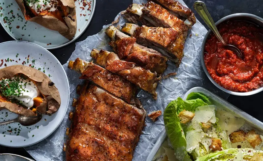 Tjocka revben i ugn eller på grill - så lyckas du