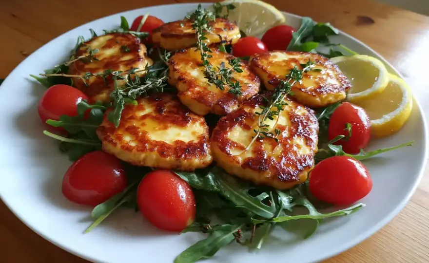 Steka halloumi i panna - få gyllene yta och mjuk kärna