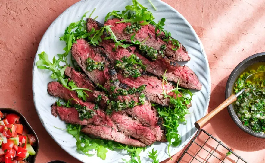 Flapsteak recept med chimichurri och perfekt stekyta